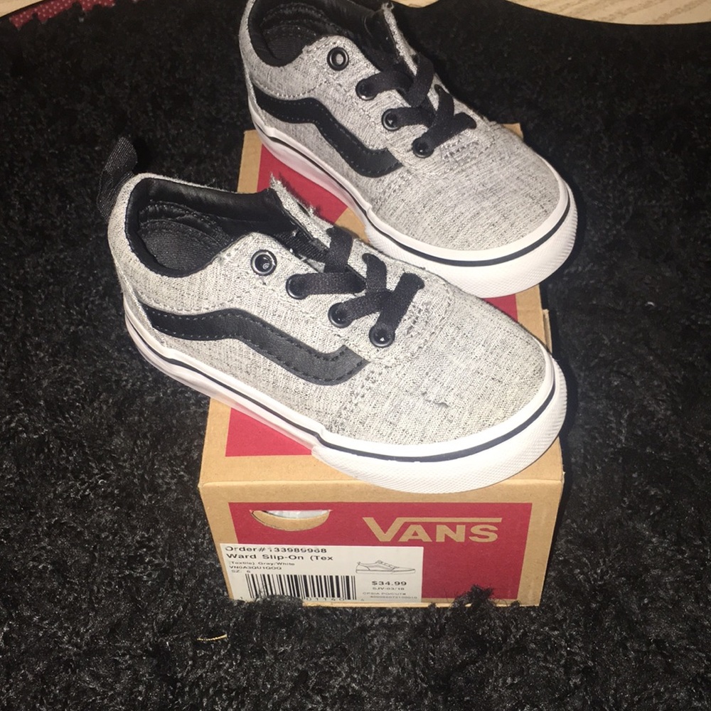 Gray Slip on Vans